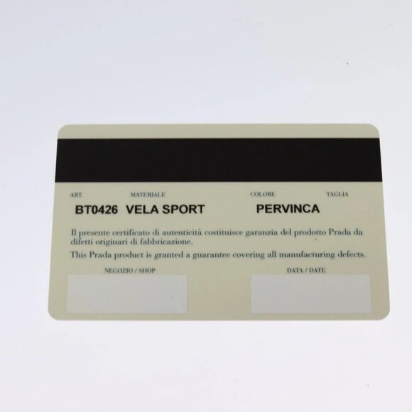 PRADA Shoulder Bag Nylon Light Blue Silver Auth BA4705 - Picture 11 of 16